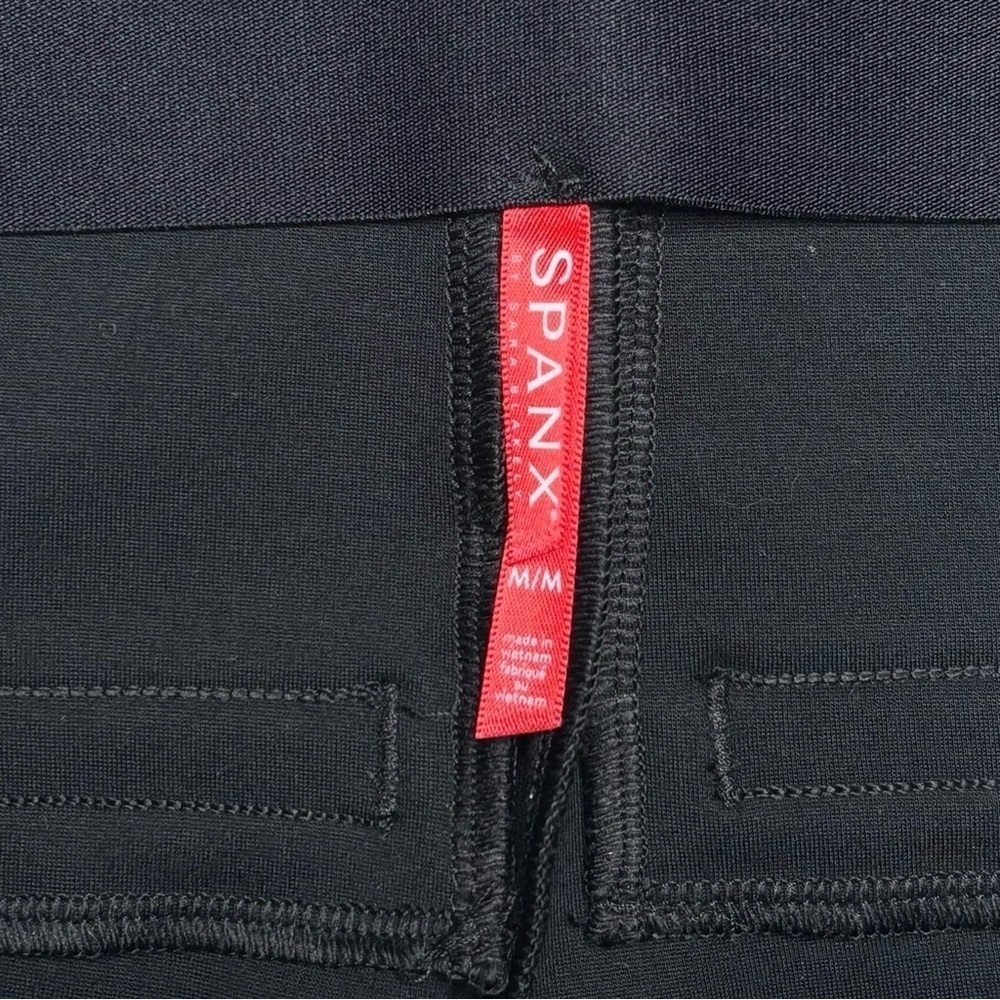 Spanx The Perfect Pant Ankle Piped Skinny Black • Size M • 20286R - Picture 12 of 15